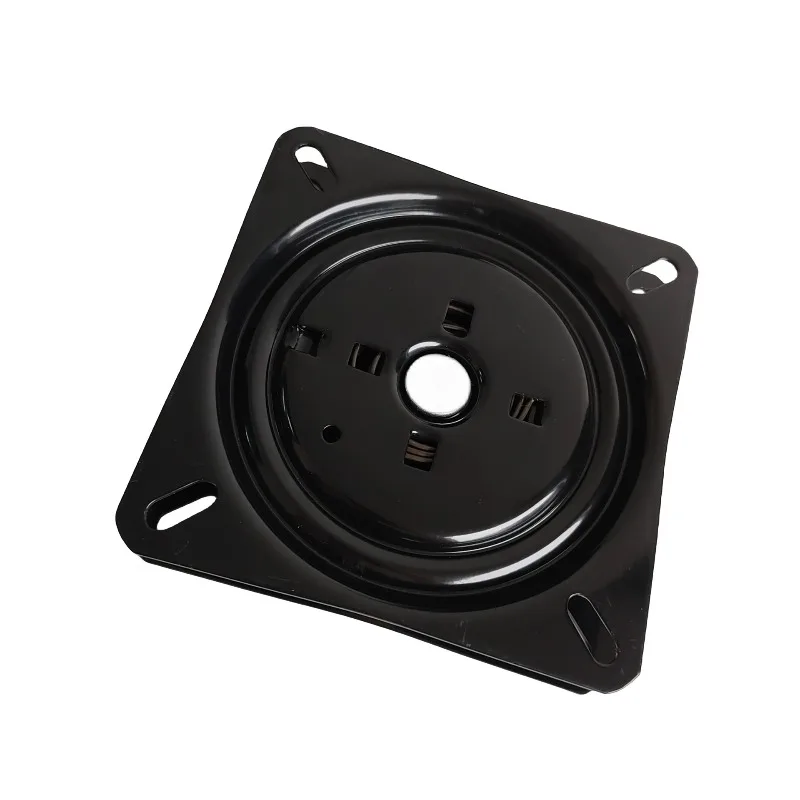 

7-inch reset turntable, positive displacement turntable, high-precision wear-resistant black iron furniture hardware accessories