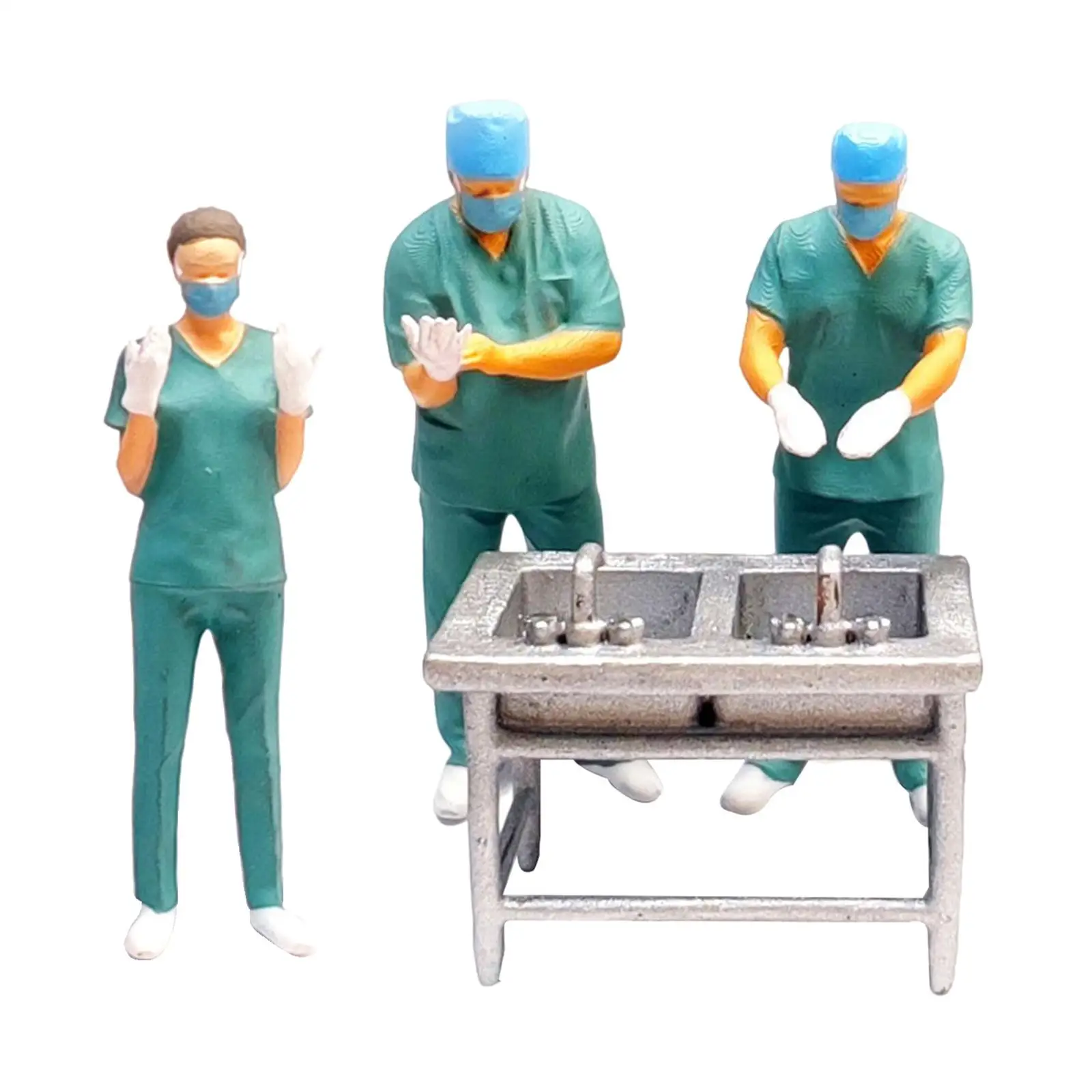 

Doctor Miniatures 1/87 Resin Miniature Model Figures Accessories Decoration