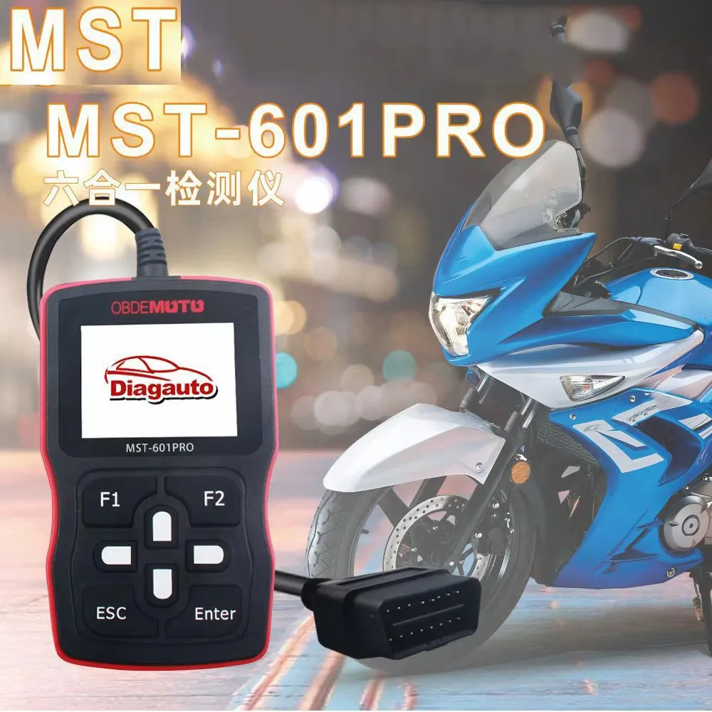 MST 601 PRO Motorrad Scanner OBD2 Code Reader Automotive Diagnose Werkzeug Fit für Suzuki für Honda für Yamaha MST 601 Pro 5IN1