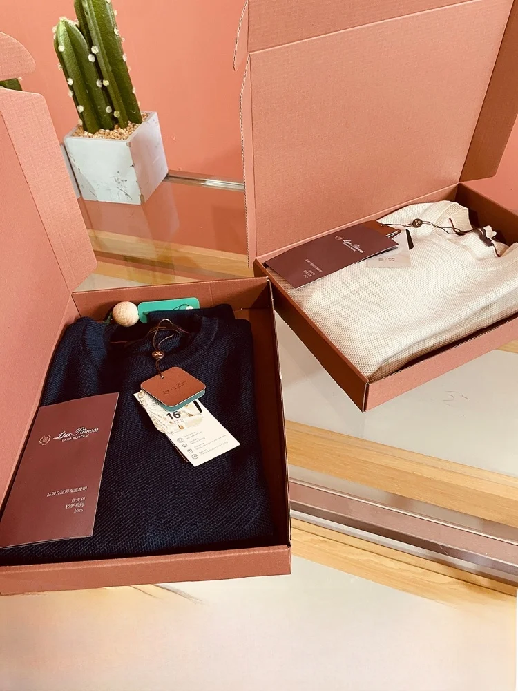 

Итальянский мужской вязаный свитер из шерсти с круглым вырезом, высококачественный, премиум-класса, роскошный трикотаж из шерсти.