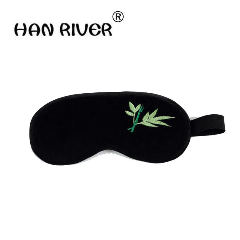 HANRIVER Bamboo charcoal eye mask Sleep shading breathable Cotton is comfortable Alleviate fatigue,