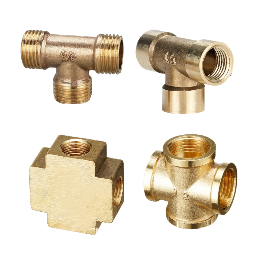 Female Tee/cross/square Copper Fittings, Male Butt Joints, 1/8