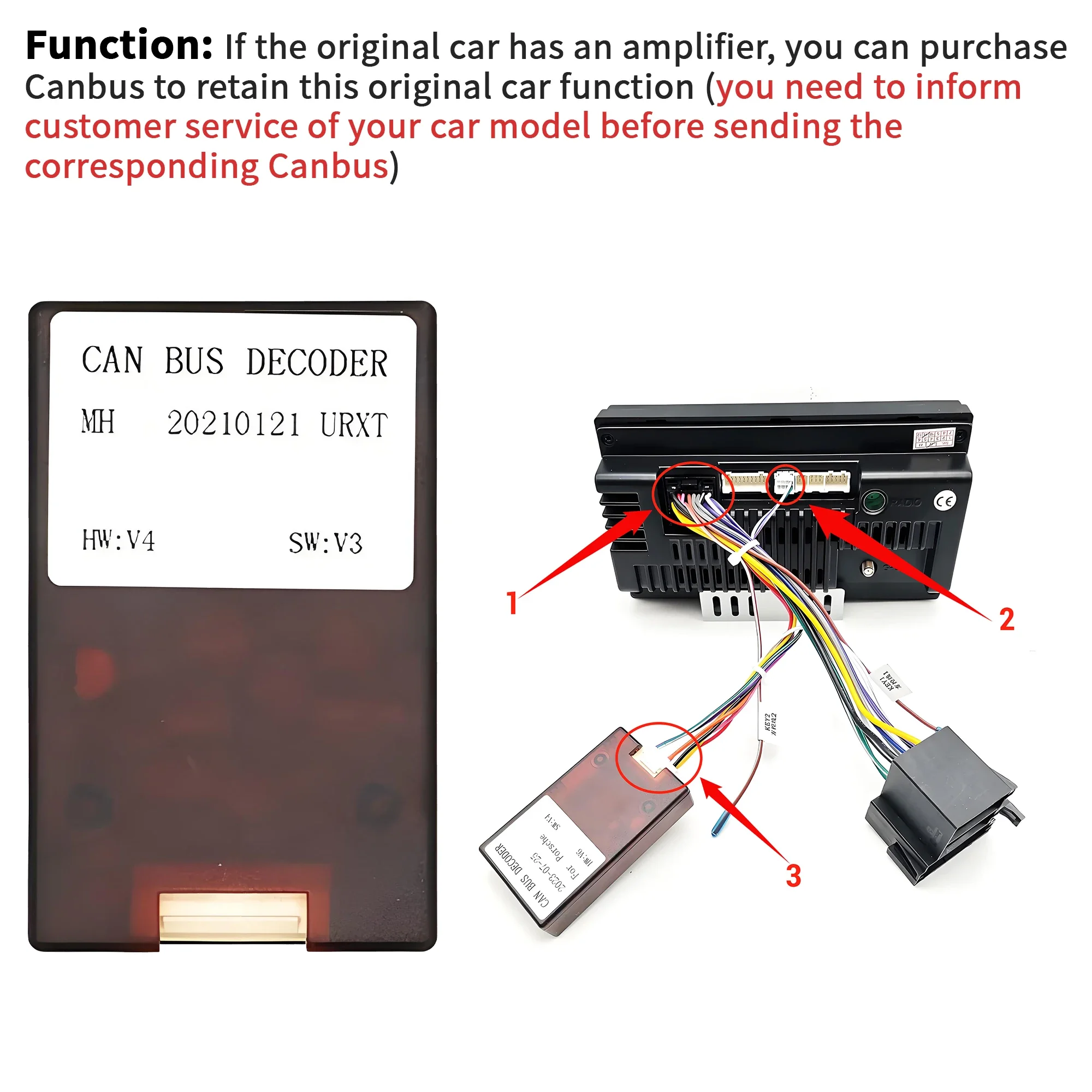 Radio de coche para cámara de visión trasera AHD USB DVR 360 cámara TPMS herramientas OBD micrófono