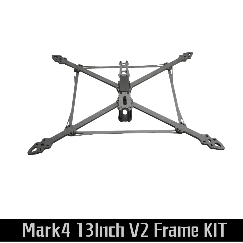 Mark4 13 بوصة V2 نسخة ألياف الكربون FPV طقم إطارات 539 مللي متر قاعدة العجلات ل RC FPV حرة طويلة المدى سباق الطائرة بدون طيار كوادكوبتر
