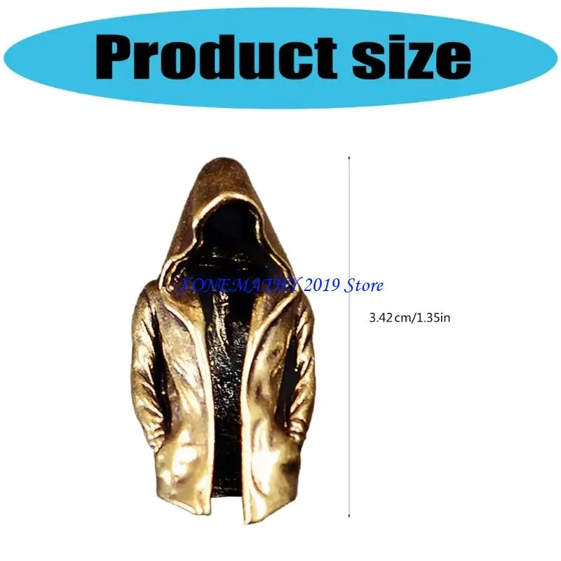 F42F عباءة الخرز المعدني قلادة ل Paracord والمجوهرات صياغة ثقب كبير