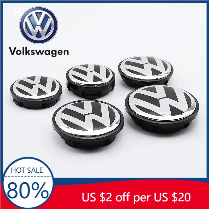 

4PCS 56mm 63mm 65mm 70mm Car Wheel Center Hub Caps Cover for VW Volkswagen Golf Polo Passat Touran CC B5 B6 B7 Jetta accessories