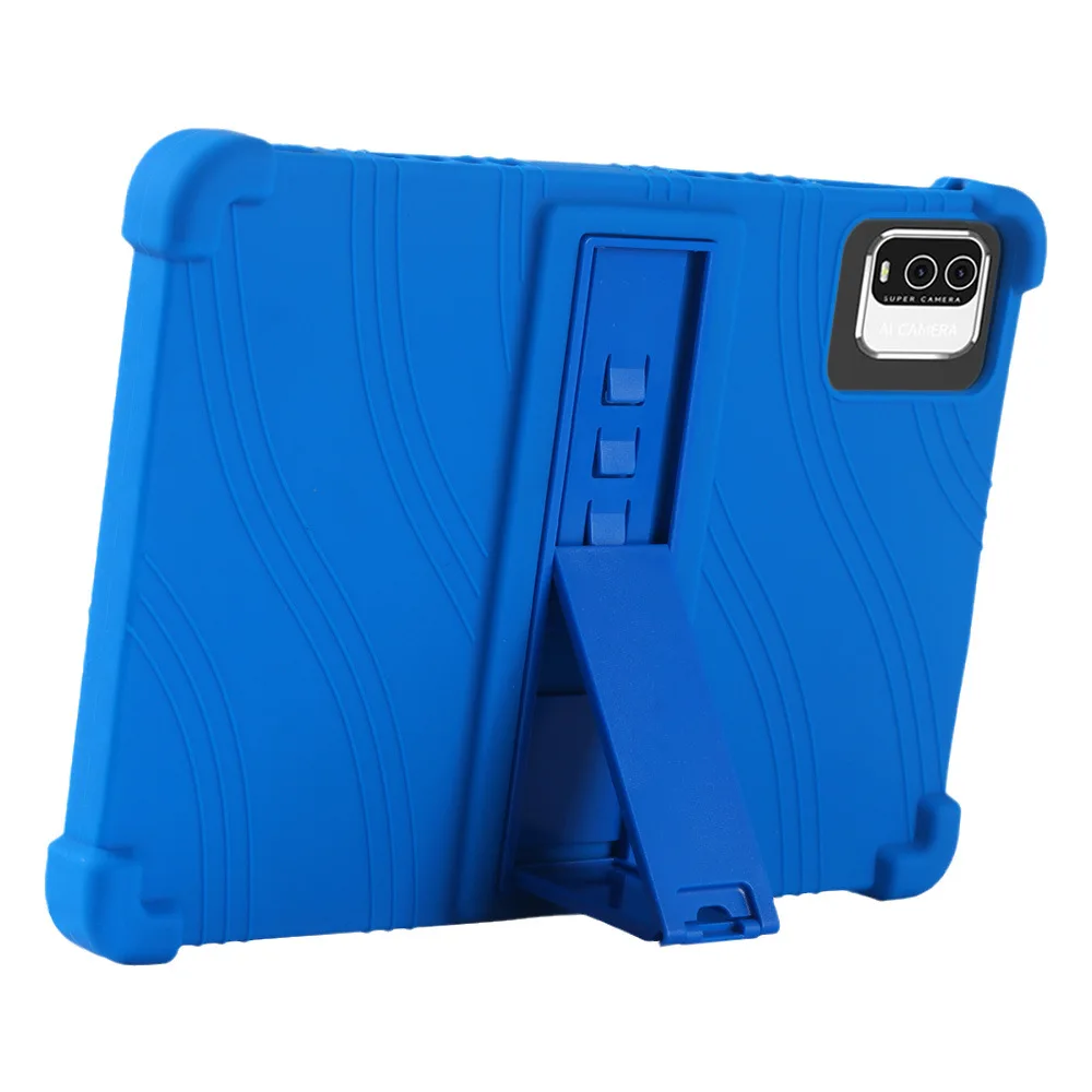 Shockproof Case Funda For HNVHNV K10 Android 13 10 inch Back Fold Holder Stand Sticker Tablet Case Silicone Cover Pouch