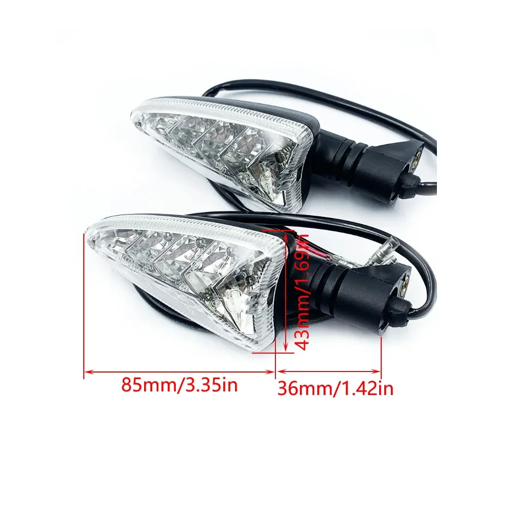 LED Turn Signal Light Indicator For Aprilia RSV 4R Caponord 1200 RS4 125 SXV550 SR Motard 125 Motorcycle Front/Rear Lamp