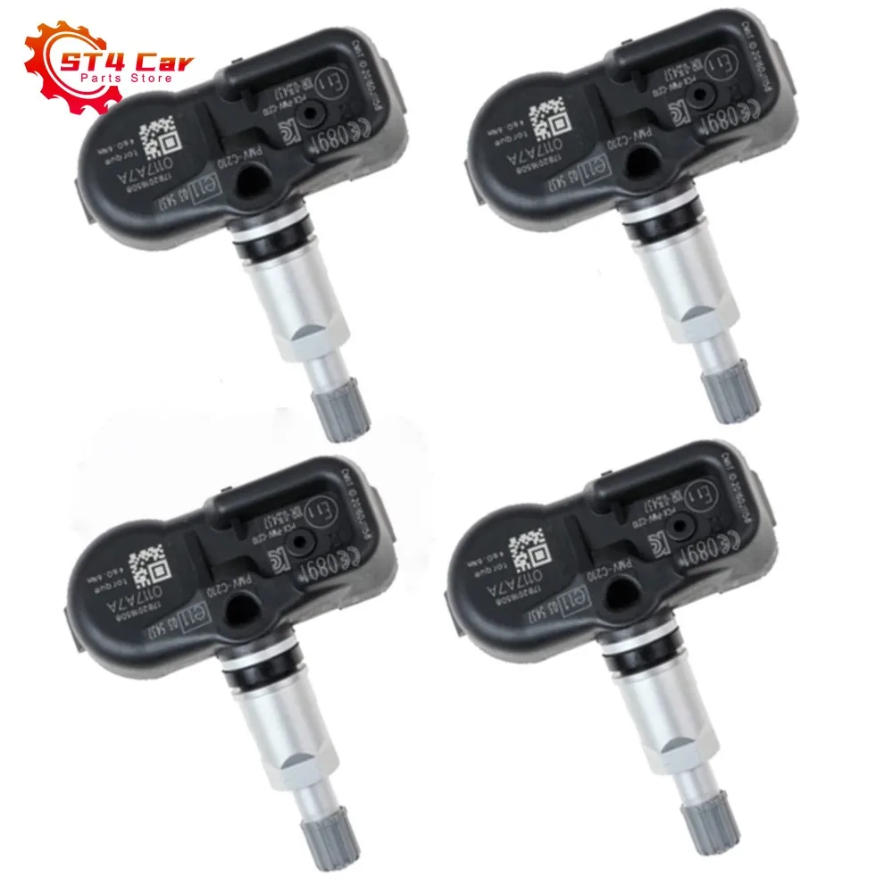 4PCS/1PC PMV-C210 433MHZ Tire Pressure Monitor Sensor 433MHz For TOYOTA Avensis Auris RAV4 Yaris Verso