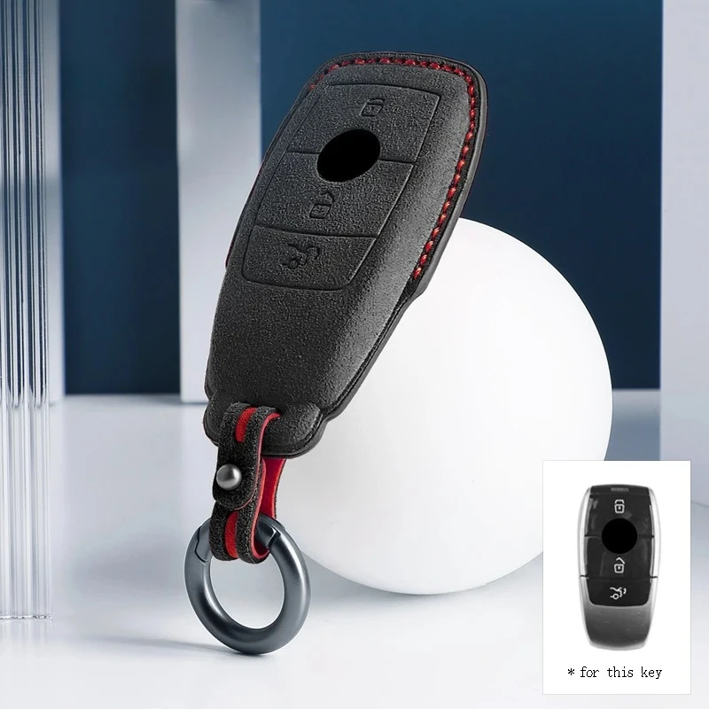 Car Key Case Cover for E300L C260L C200L A200L GLB A C E S G Class GLC CLE CLA GLS W177 W205 W222Car Key Protection Accessories