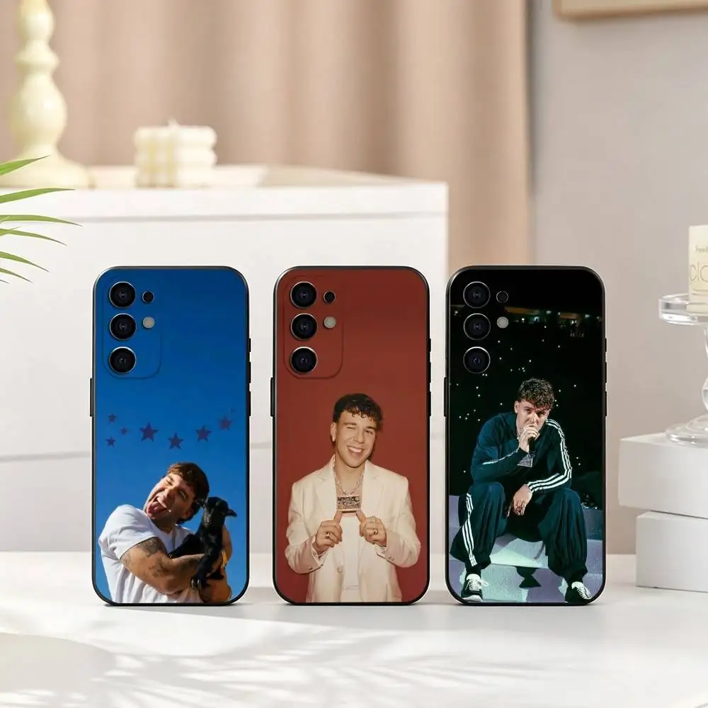 B-Buenas Noches Quevedo Gift Phone Case Black Silicone Soft For Samsung S25,S24,S21,S22,S23,S30,Ultra,S20,Plus,Fe,Lite