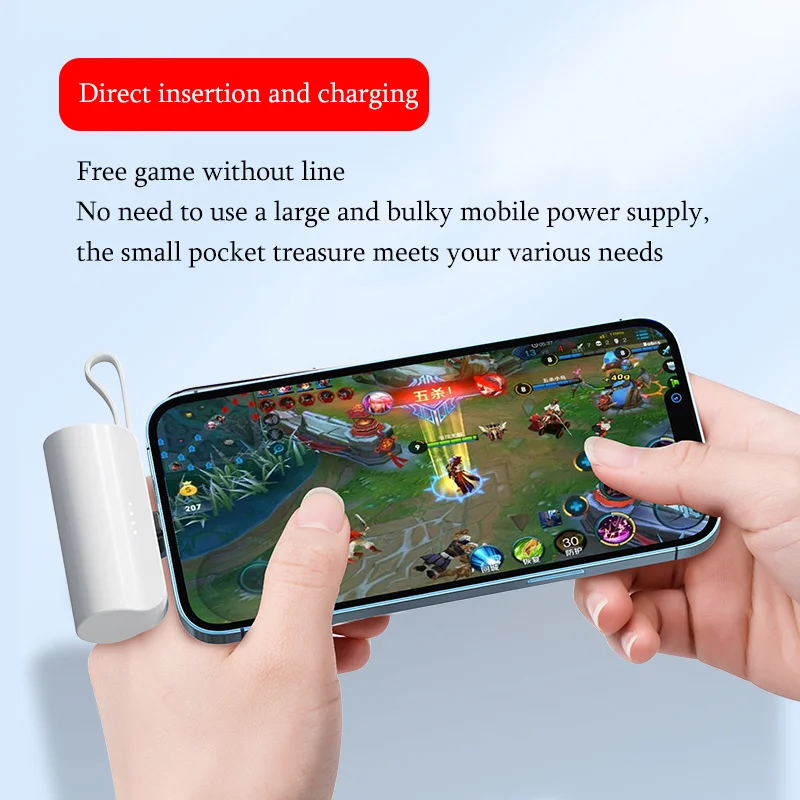 

Новый мини-металлический капсульный аккумулятор большой емкости 10000 мАч, портативный общий внешний аккумулятор со встроенным кабелем, подходит для Ipone Xiaomi