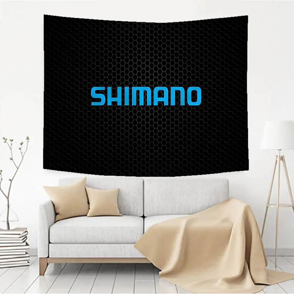 S-Shimano Cartoon Tapestry Art Science Fiction Room Home Decor Wall Hanging Home Decor