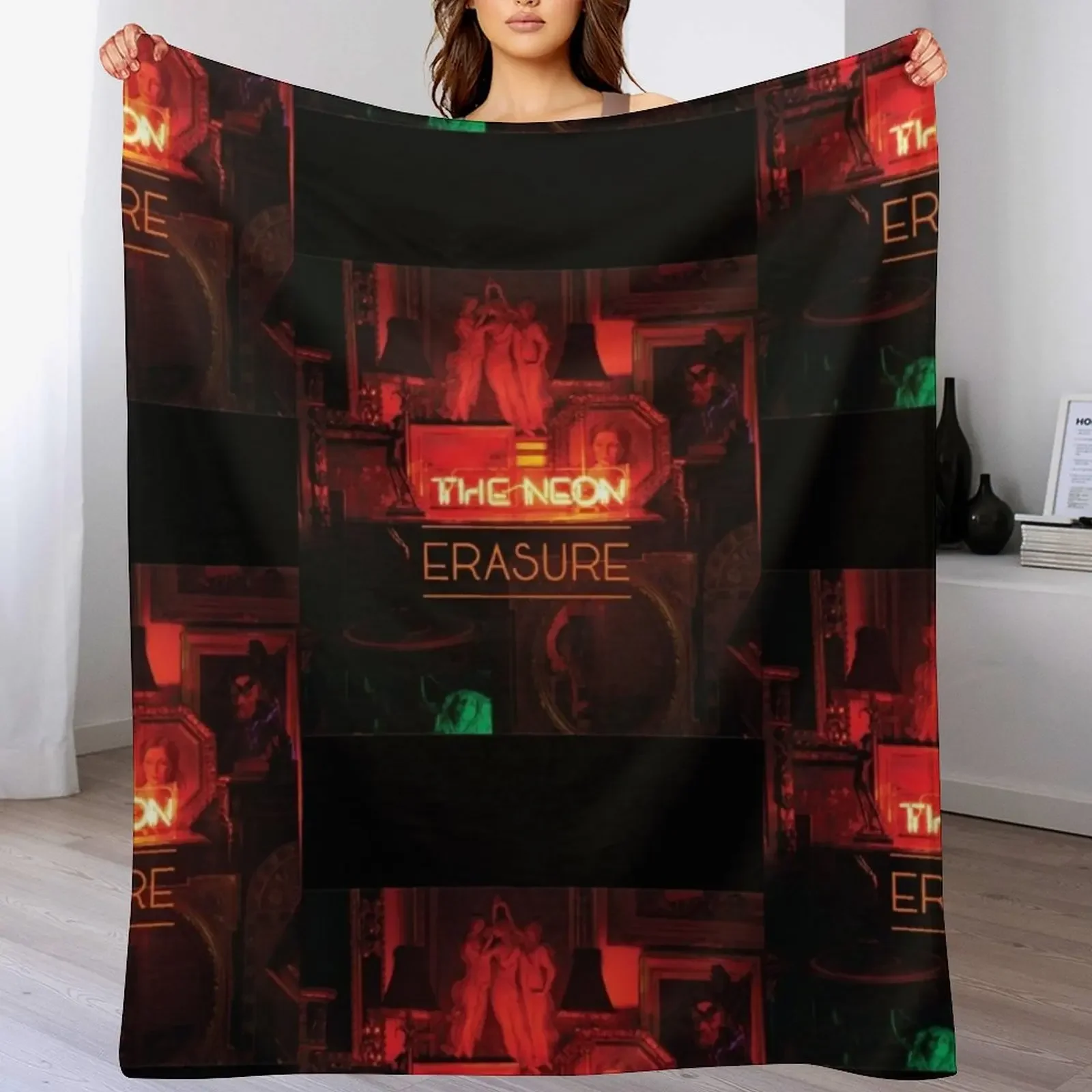 

Erasure The Neon 2020-2021 Tour Album Concert Throw Blanket Thermals For Travel Fashion Sofas sofa bed Softest Blankets