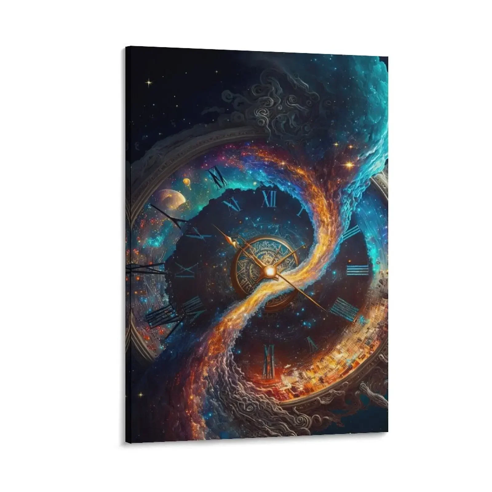 

Time & Space Canvas Painting Wall posters posters for room anime posters