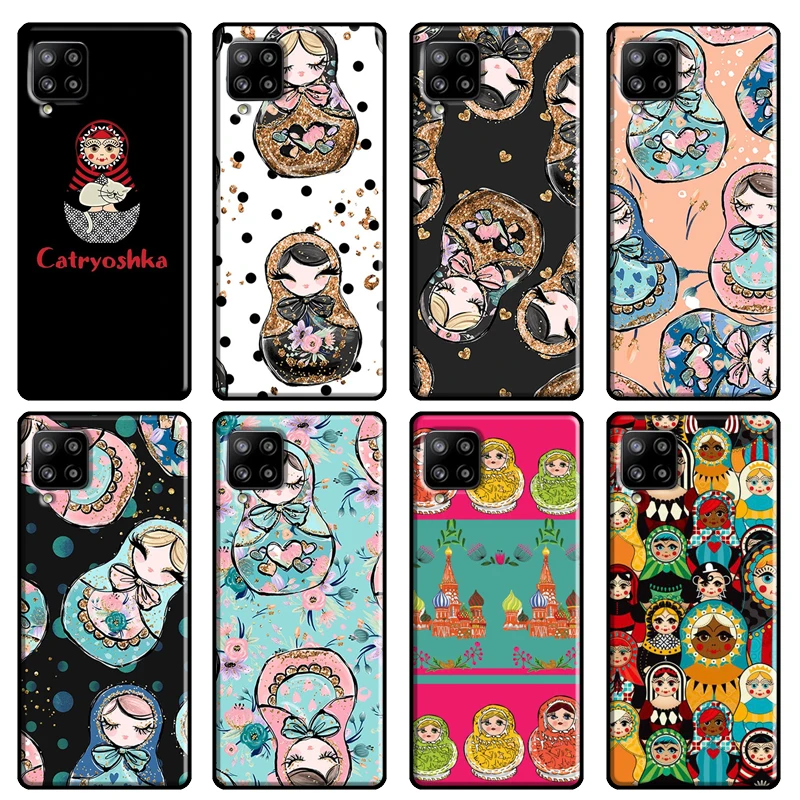 Russian Dolls Matryoshka Soft Case For Samsung A21S A52 A12 A31 A41 A51 A71 A20e M31 A10 A20 A40 A70 A50 A72 Coque