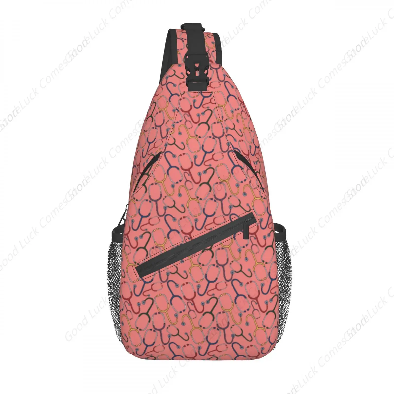

Medical Stethoscope Vibe Crossbody Bags Trendy Sling Backpack Chest Shoulder Bag Gym Cycling Travel Hiking