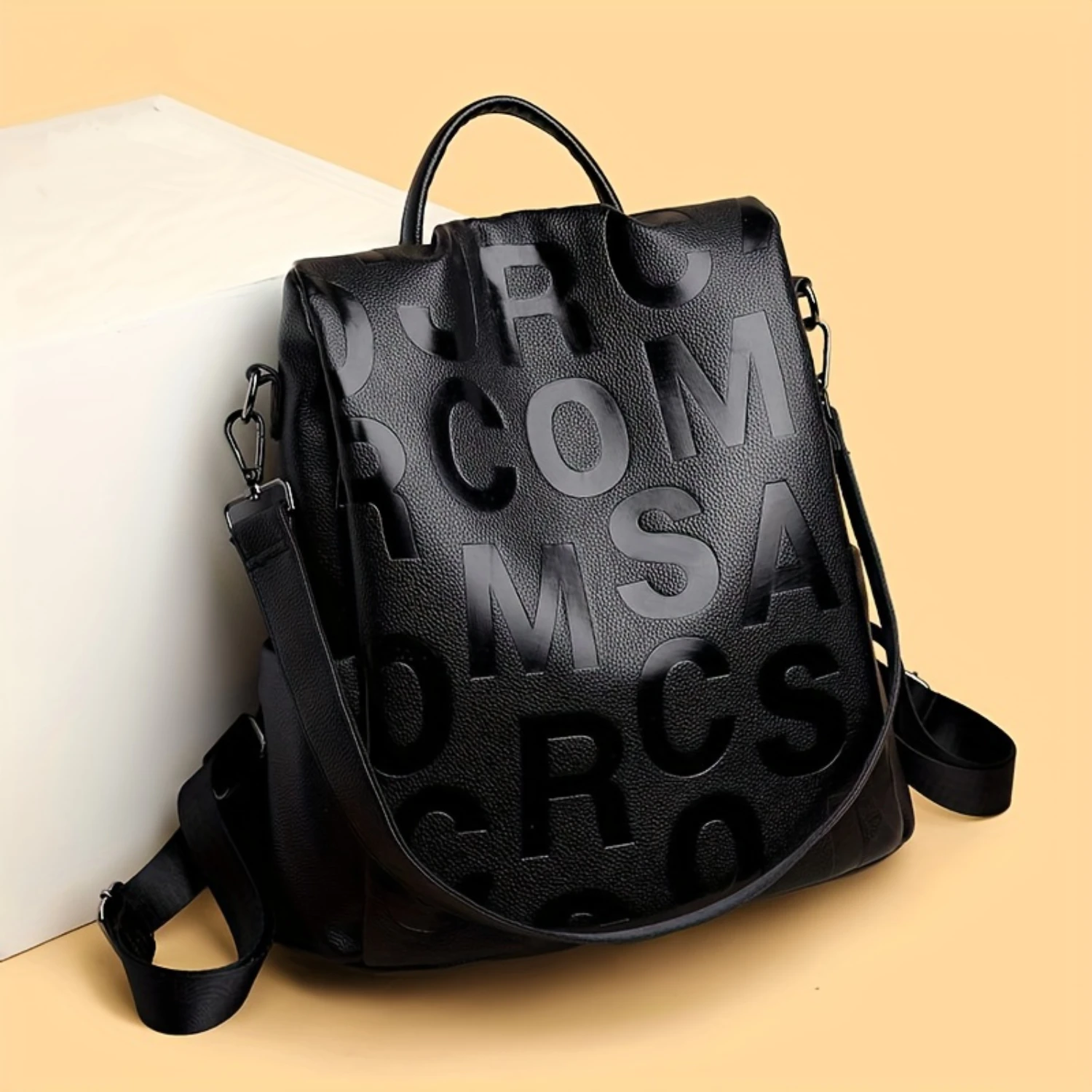 

Stylish Anti-Theft PU Leather Backpack Purse for Travel & School