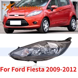 CAPQX For Ford Fiesta 2009 2010 2011 2012 Front Bumper Head Light Headlamp Day Running Light Driving Lamp Headlight Head Lamp