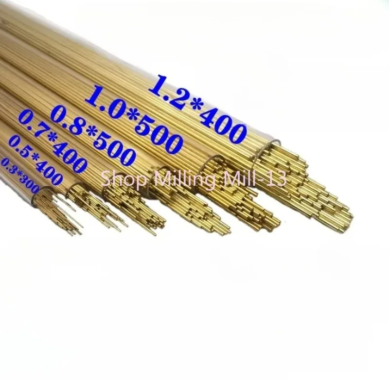 

Single Hole Brass Copper Tube For Edm Drilling Machine EDM Wire Cutting Slow Running Electrode Consumables Piercing TooI