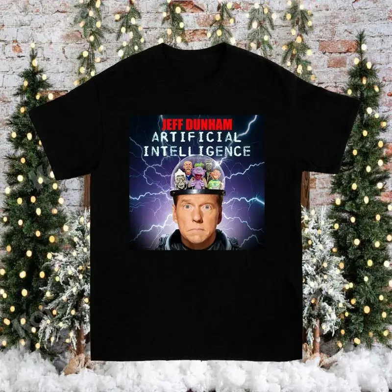 Jeff Dunham Artificial Intelligence Tour 2024 T shirt All Size S to 5XL