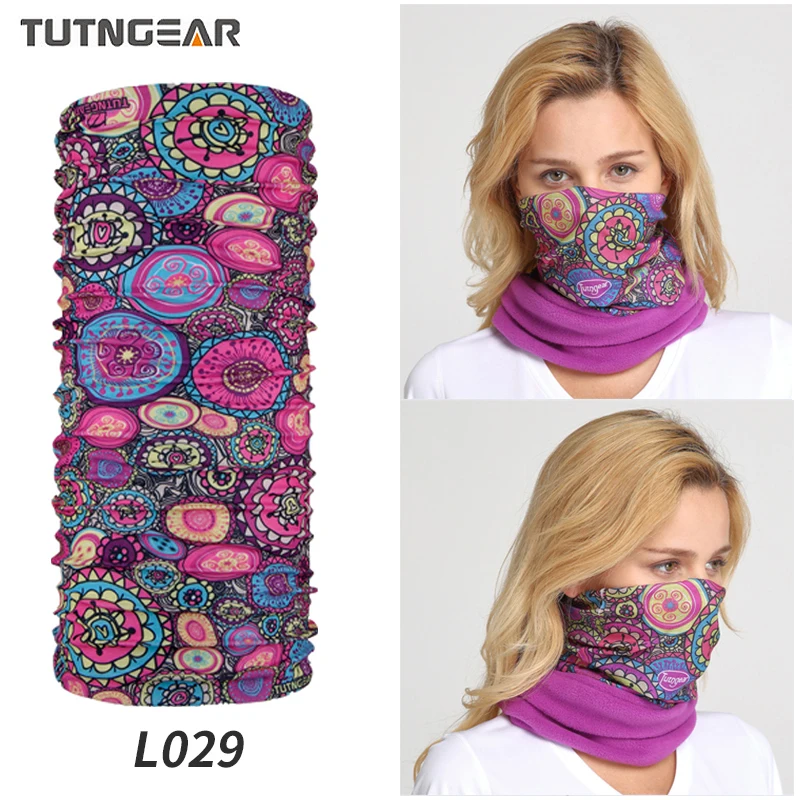 Outdoor Sports Neck Warmer Cycling Hiking Camping Hunting Fishing Scarf Men Women Brushed Face Mask Winter Balaclava Face Mask