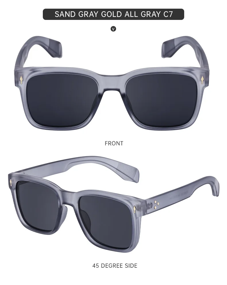 Neue quadratische Sonnenbrille für Männer Vintage Designer Sonnenbrille Frauen trend ige Luxus Retro Mode Brille Gafas de Sol Hombre Zonnebril – Detail 17