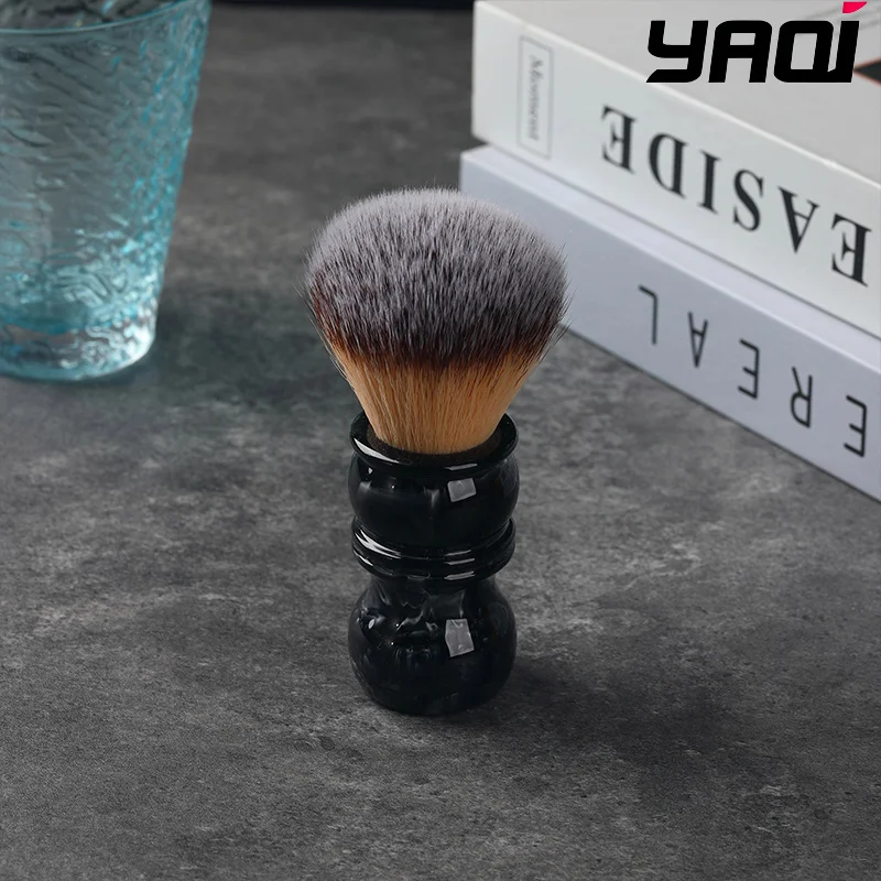 pincel-de-barba-masculino-yaqi-shayish-24mm-2026-com-cabo-de-resina-e-cerdas-de-nylon-–-ferramenta-profissional-para-barbeiro-e-cuidados-com-a-barba