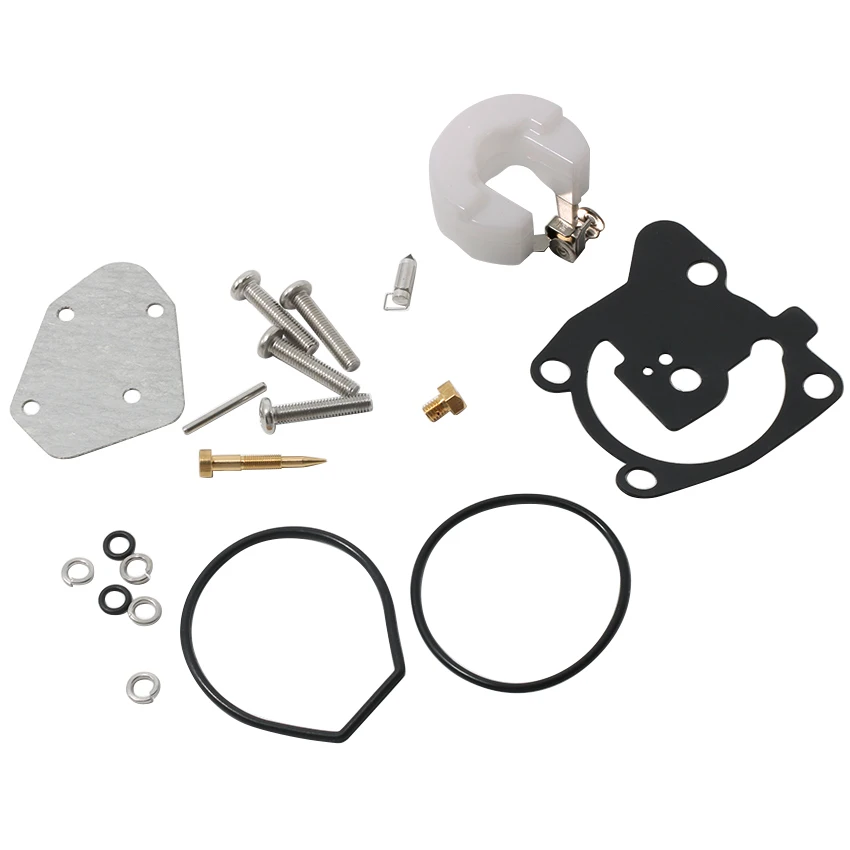 

Motorcycle Carburetor Repair Kit Outboard Accessories For Yamaha 40HP 40X M(W/T)HS/L 40HP E40X MHL OEM:66T-W0093-00 66T-W0093-01