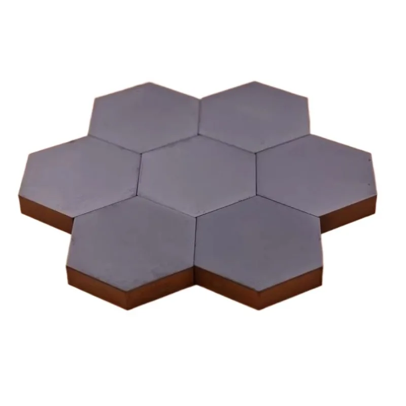30mm Silicon Carbide Ceramic Sheet Scientific Research Hexagonal Sic Bulletproof Wear Plate Paperweight Experimental Accessories