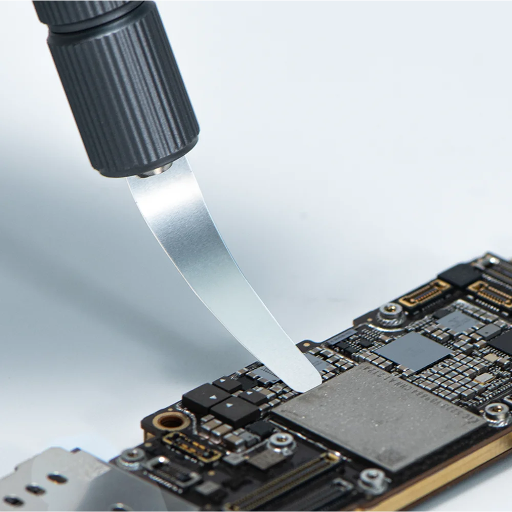 Faca de remoção de borracha para placa-mãe de celular qianli 009 para cpu a8 9 e lâminas multifuncionais ic