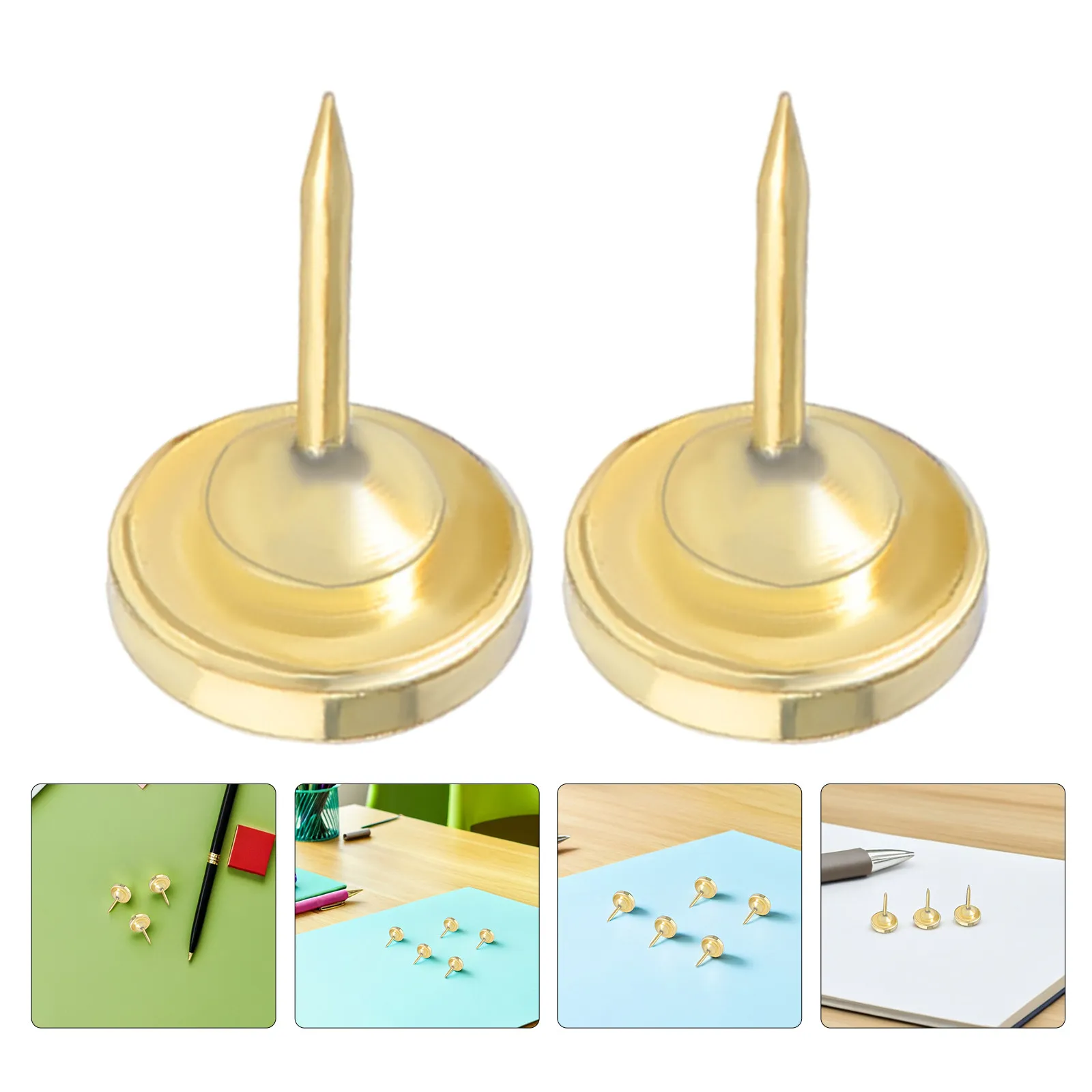 

20 шт. круглых металлических кнопок-гвоздиков с плоской головкой, 0,63x0,39 дюйма, из углеродистой стали, для подвешивания фотографий, досок объявлений, для вечеринок и офиса