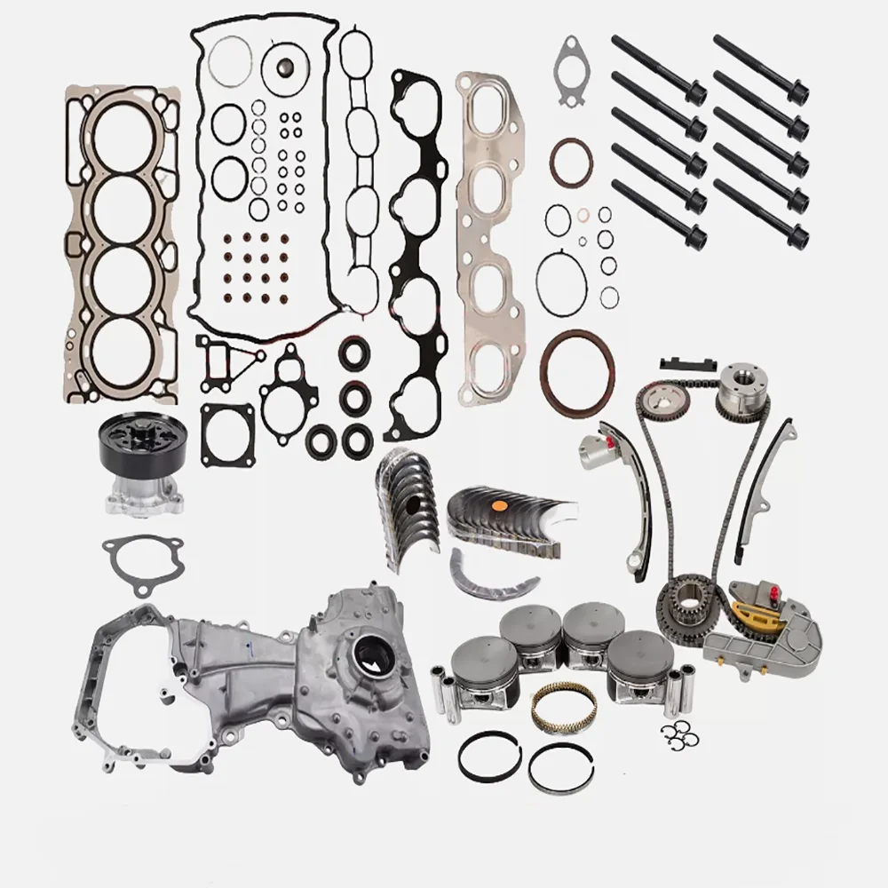 

1set Engine Rebuild Kit For 2002-2006 Nissan Altima Sentra SE-R 2.5L QR25DE Car Engine Replacement Parts