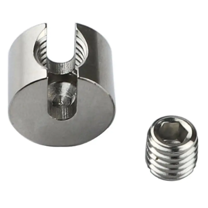 DT17 316 Stainless Steel Wire Rope Clamp 5-Piece Set for Balcony Furniture Fixing Clothesline Stop