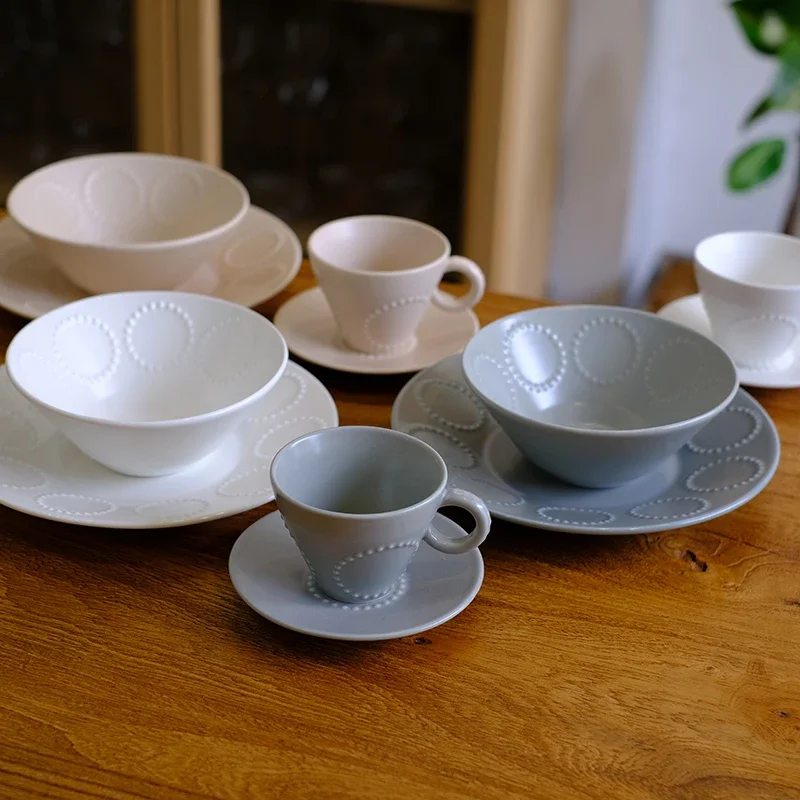 

Beautiful Creative Japanese Coffee Cupping Set Ceramic Bowl Set Cups And Saucers Tableware Tazas Bonitas Kitchen Tableware
