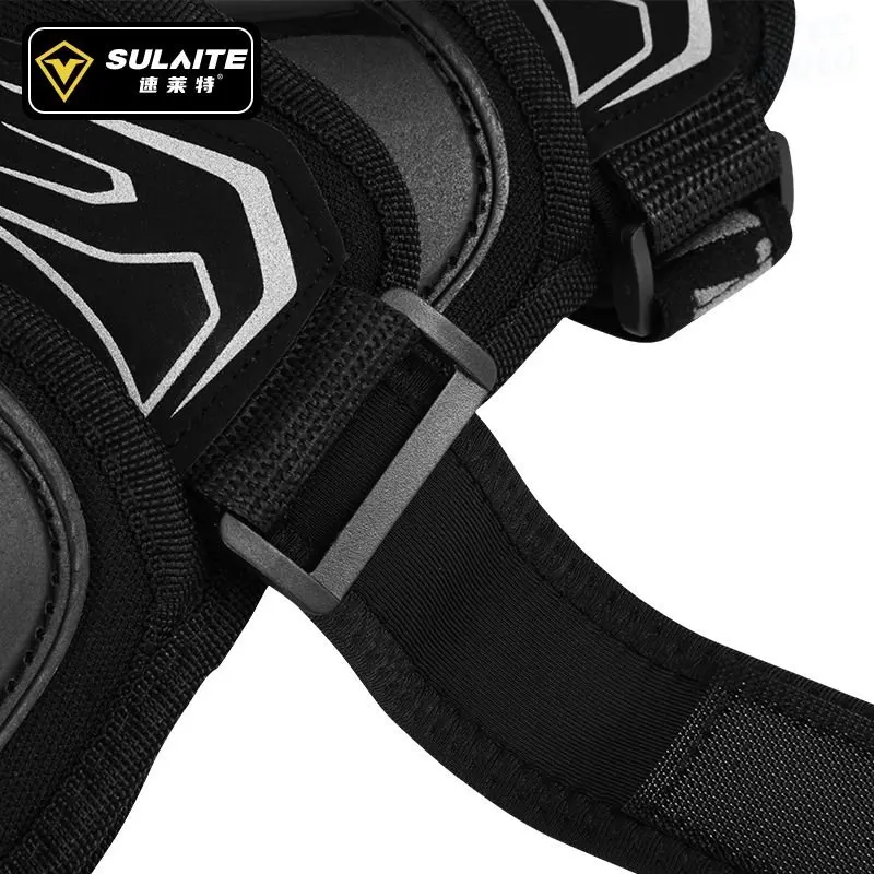 SULAITE Men Motorcycle Knee Pads Elbow Moto Protection Motocross Riding Guard Motorbike Off-road Racing Joelheira Mtb