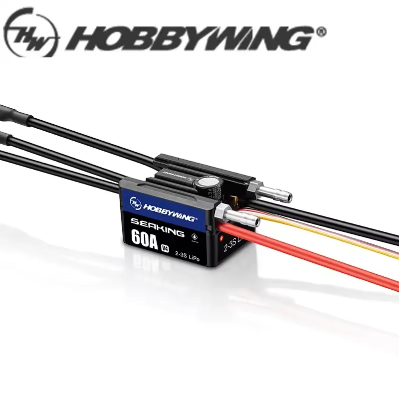 AvaCoreHobbywing Seaking 60A V4 /30A V4 ESC Built-in BEC LP67 Fully Waterproof Design For RC Boat