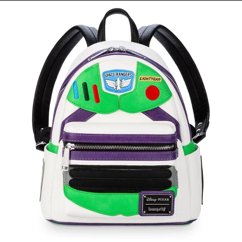 New Hot Loungefly Toy Story Buzz Lightyear Mini Backpack Kids Cute Backpack Cartoon Casual Backpack Student Backpack Boy Gift