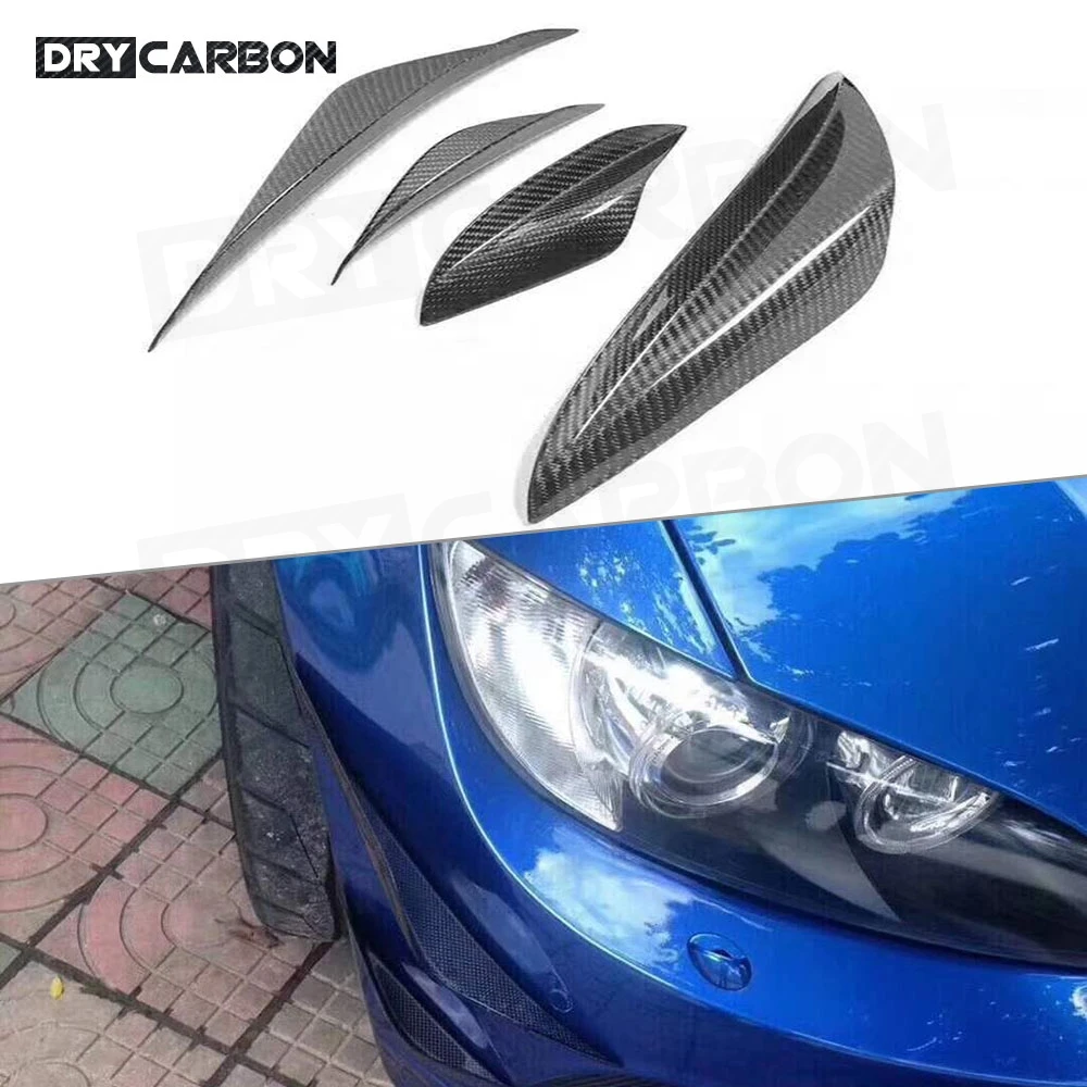 

Carbon Fiber 3 series Rear Side Canard Fins Spoiler for BMW E92 E93 M3 2009 - 2012 K Style Bumper Aprons Accessories