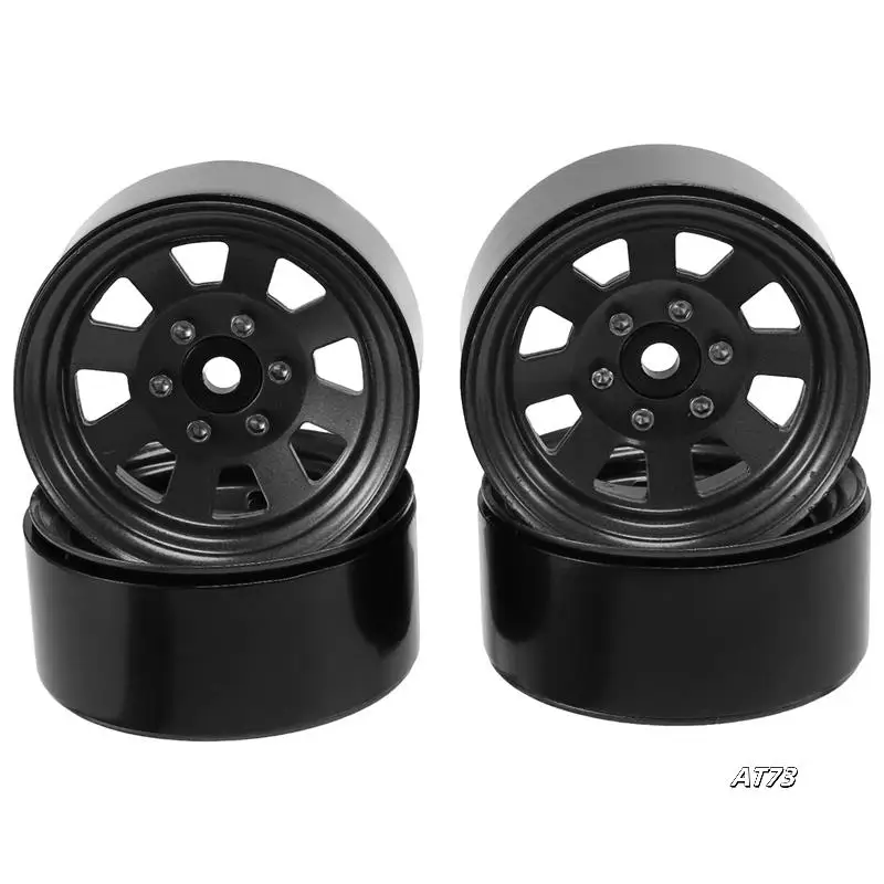 4PCS Metal Beadlock 1.9 Wheel Rim Wheel Hub For 1/10 RC Crawler Car Traxxas TRX4 D90 Axial SCX10 90046 AXI03007 Redcat