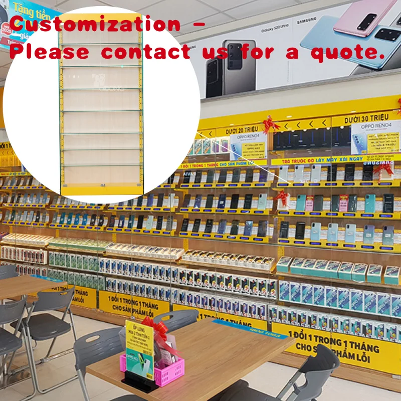 custom.Display Cabinet Phones, Phone Accessories, Watches, Computers, Ect Retail Stores - OEM Accepted - Vietnam Manufac