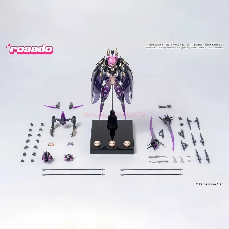 【재고 있음】 Earnestcore Craft Robot Build Rosado Ecrs-02 Starflower Black Iris 1/10 액션 모델 피규어