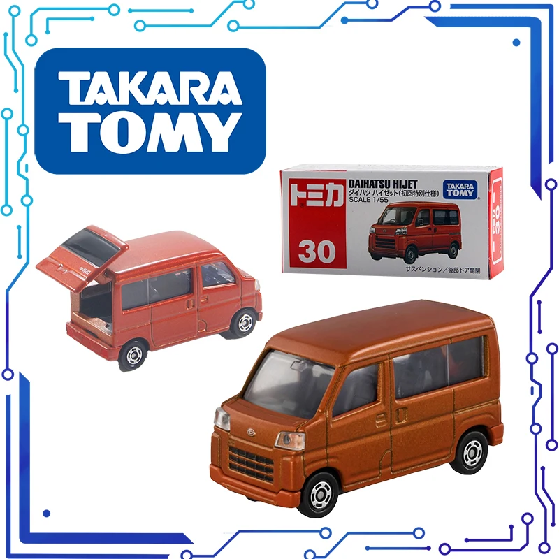 6CM TOMY 64/1 Daihatsu Hijet Alloy Car TOMICA Toy Vehicle Diecast Metal Model Children Present Decoration Original Kid Ins Decor