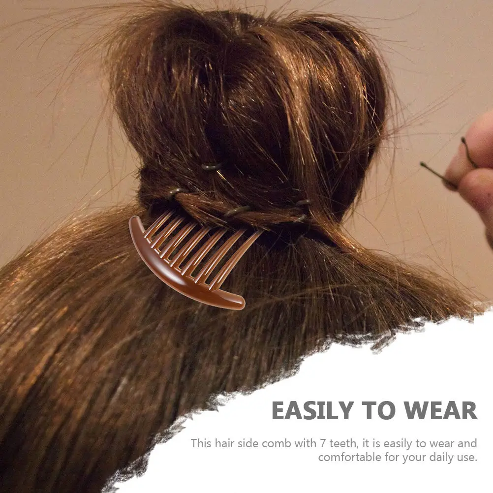 

Набор из 12 маленьких металлических гребней для волос в форме полумесяца для женщин, для густых и тонких волос, для повседневного использования, мероприятий и церемоний, декоративные