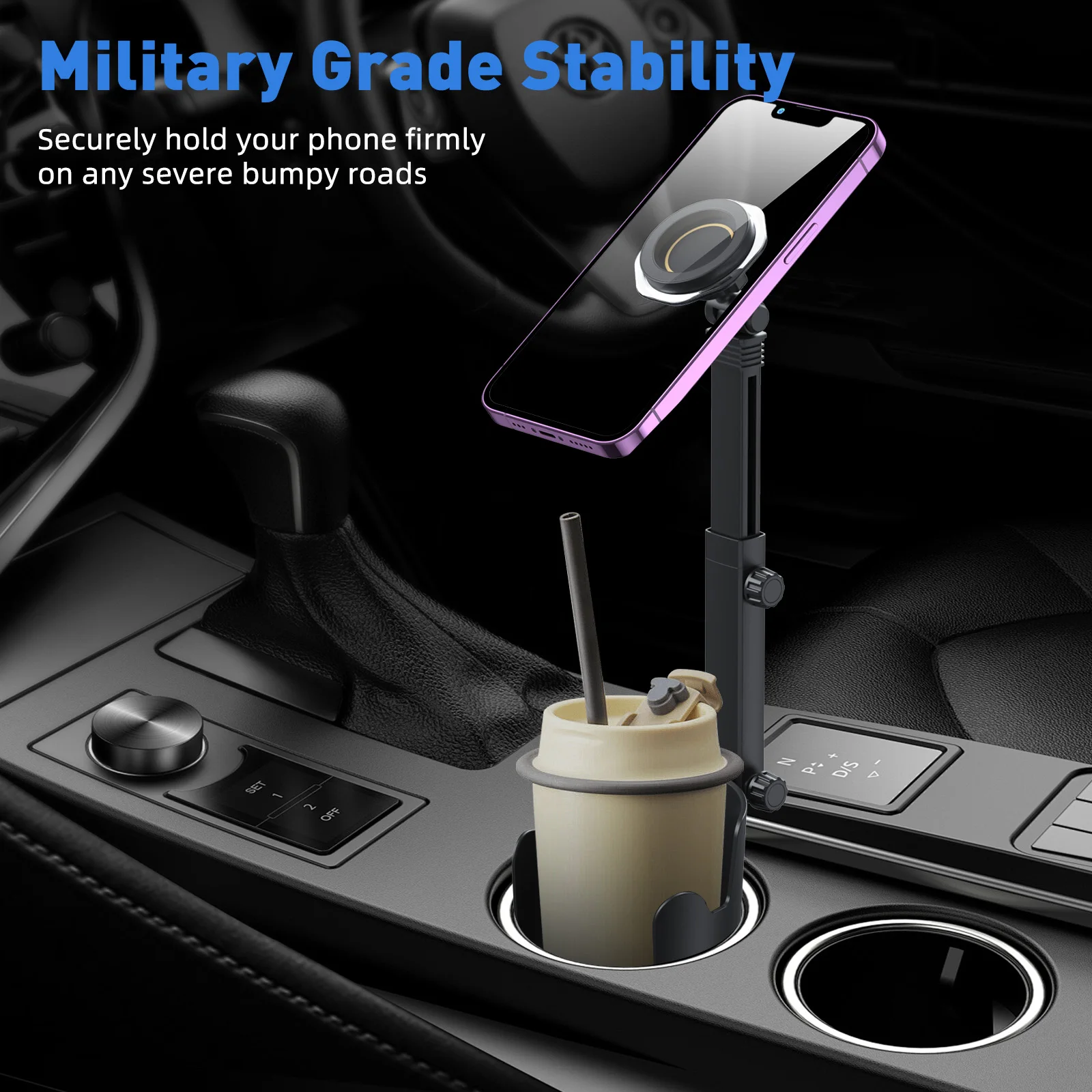 Car Cup Tablet Stand Phone Holder Expander Multifunction Support Adapter for Auto Interior Drink Organizer Storage Accessories