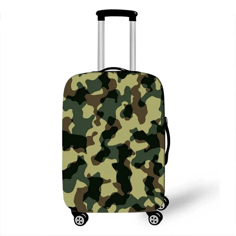 Quality Stretch Cloth Trolley Case Protective Cover Trendy Camouflage Suitcase Luggage Cover for 18-32 Inch Travel Accessories