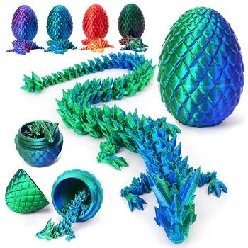 3D Articulated Dragon Egg Toy 1