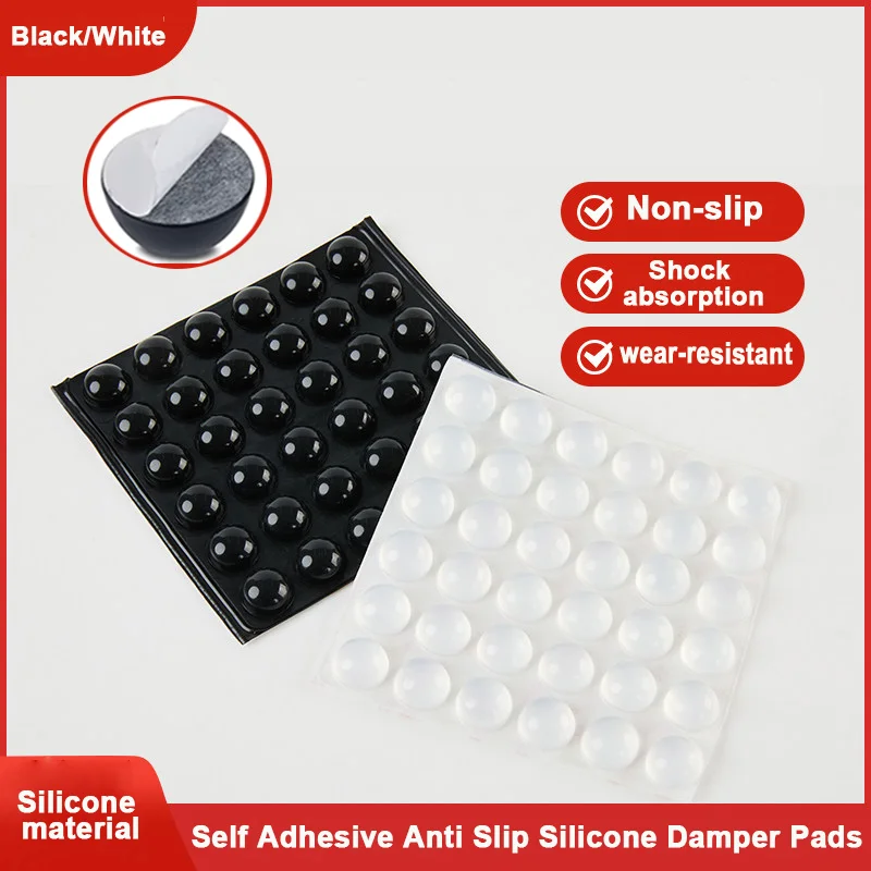Anti-Collision Silicone Particles Hemisphere Self Adhesive Bumpers Anti Slip Damper Pads For Speaker Audio Furniture Protection