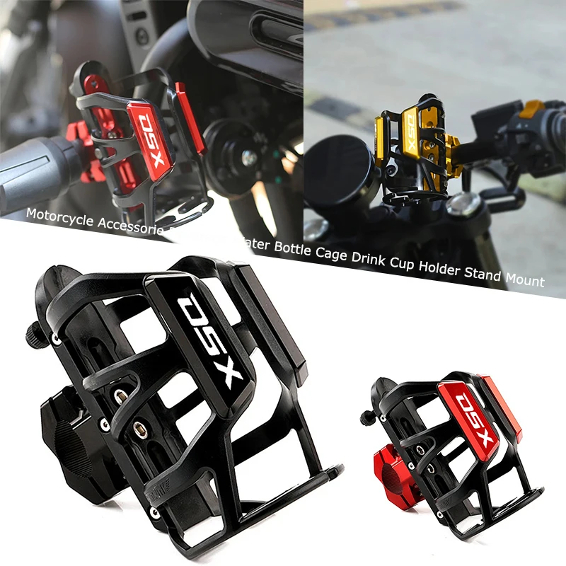 

Motorcycle Accessorie Beverage Water Bottle Cage Drink Cup Holder Stand Mount For VOGE DS900X DSX900 Valico 900 DSX 525 800 250