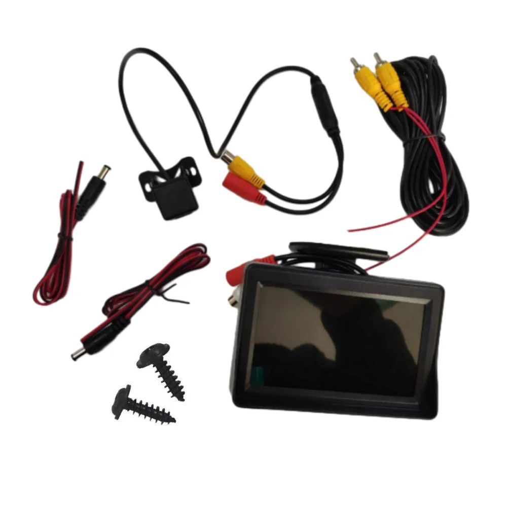 

Backup Camera 4.3" Color TFT LCD Display Monitor Rear View Reverse Camera Display for Car SUV Van Truck for cars SUVs vans